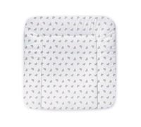 Balbina Cotton Changing Mat Soft Changing Table Mat for Changing Tables Washable 60 x 70 cm I Hearts Beige