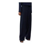 Balbino Pantalone Diagonale - female - PINKO - Tapered Trousers - Blue - XS - Trousers XS
