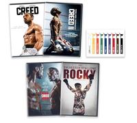 "Balboa To Creed" Complete Rocky Franchise 4 DVD Collection: Rocky 1-6 / Creed 1-3 / + Including Bonus Art Card