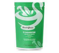 Balck Swan D-Mannose 500mg Tablet - High Strength Pure D-Mannose Tablets for Urinary infections & Support Immune System - Daily Vegan Friendly Supplement for Men and Women - 60 Tablet 2 Month Supply