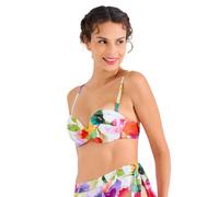 Balconette bikini top Roma by Lisca 040801 Size 32-40 B-D white & blue