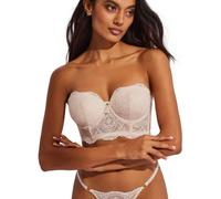 Balconette bustier bra for women Selmark Matilda Beige 100B