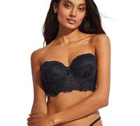 Balconette bustier bra for women Selmark Matilda Noir 100B