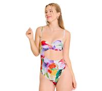 Balconette swimsuit Roma by Lisca 043566 Size 34-40 B-D white & blue