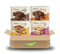 Balconi Cake Assortment 400g each | The Premium Quality Italian Snack | Strawberry, Choco Dessert, Tiramisu & Viennese flavours | (1 Packet Each - Total 4 Pack)