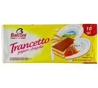 Balconi Trancetto Strawberry Cake Bars 28 g (Pack of 15, 10 Pieces Each)