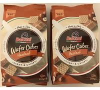 Balconi Wafer Cubes Light & Crispy Hazelnut 250g (2 Pack) Made in Italy