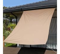 Balcony 100x300cm UV & Wind Protection Canopy Grey Sand Color Fence for Balcony Patio Garden Outdoor Privacy Shielding Solutions
