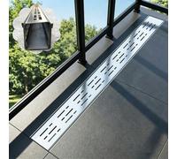 Balcony 304 Stainless Steel Trench Drainage Channel Kit for Pool Deck