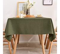 BALCONY & FALCON Table Cloth Wipe Clean Large Rectangular Water Resistant Tablecloth for Home, Dining, Kitchen, Events, Wedding, Banquet, Festivals Parties Decorations (Olive, 230 x 395cm)