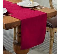 BALCONY & FALCON Table Runner Velvet Red 35x180cm