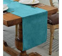 BALCONY & FALCON Table Runner Velvet Sky Blue 35x300cm