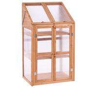 Balcony Greenhouse VOLVERA Fir Wood Light Brown 49 cm