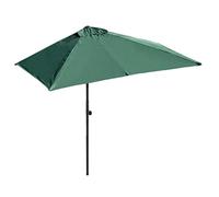 Balcony Half Parasol Semi Rectangular Umbrella, 200cmX100cm , 250cmX130cm,Market Garden Parasol Wall Umbrella For Outdoor Patio,Water Repellent Polyester, Powder-Coated Steel Frame, UV 30+ ( Color : G