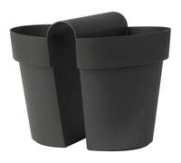 Balcony Hanging Pot 33x25x25 Anthracite Planter Box Plant Pot Plants Balcony TOP