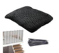 Balcony Net - Child Safety Nets, Pet Balcony Guardrail Mesh, Stair Railing Barrier For Children's Playground, Nylon Golf Course Protection, 100 Cable Ties | Mesh Railing, Apartment For Sports Kids