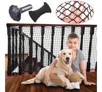 Balcony Netting for Pets | Stair Railing Net for Pet Toy | Childproof Barrier Stairway Mesh Cover for Indoor Outdoor Apartment Fence Door Patio Home