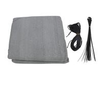 Balcony Privacy Screen Fence Cover | 210 GSM HDPE with Sun Blocking Feature | Privacy Screen for Deck/Patio/Backyard | Reinforced Edges & Easy Installation (Light Grey)
