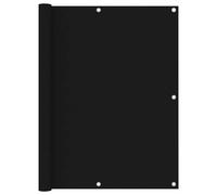 vidaXL Balcony Screen Black 120x300 cm Oxford Fabric Garden Privacy Sunshade
