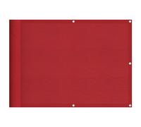 vidaXL Balcony Screen Red 75x800 cm 100% Polyester Oxford garden screen