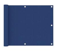 Balcony Screen Blue 75x500 cm Oxford Fabric Protective Privacy Fence vidaXL