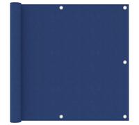 vidaXL Balcony Screen Blue 90x400 cm Oxford Fabric Protective Privacy Fence