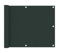 Balcony Screen Dark Green 75x500 cm Oxford Fabric