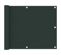 vidaXL Balcony Screen Dark Green 75x600 cm Oxford Fabric