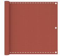 vidaXL Balcony Screen HDPE 90x500 cm Anthracite and White UK NEW