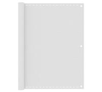 vidaXL Balcony Screen White HDPE Garden Fence Outdoor Sunshade Privacy Screen