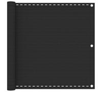 vidaXL Balcony Screen HDPE 75x400cm Anthracite Privacy Garden Panel Sunshade