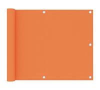 Balcony Screen Orange 75x500 cm Oxford Fabric Protective Privacy Fence vidaXL