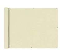 Vidaxl Balcony Screen Oxford Fabric 90X400 Cm Cream Balcony Screens
