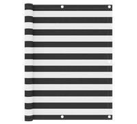 vidaXL Balcony Screen Anthracite and White 120x300 cm Oxford Fabric Sunshade