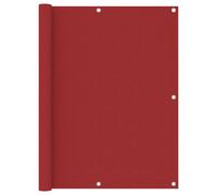 vidaXL Balcony Screen Red 120x600 cm Oxford Fabric Protective Privacy Fence