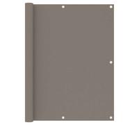 Balcony Screen Taupe 120x400 cm Oxford Fabric