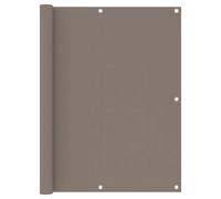 vidaXL Balcony Screen Taupe 120x600 cm Oxford Fabric Fence Privacy Screening