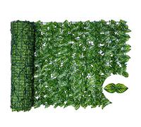 Balcony Screen Vivid and Natural Artificial Green Plants Privacy Screen Outdoor Fenceexterior Wall Decoration Privacy Screen Cover UV Resistant Privacy Protector,Green,100x200cm39x79inch