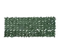 vidaXL Balcony Screen with Dark Green Leaves 200x75 cm, Green