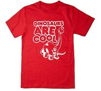 Balcony-Shirts 'Dinosaurs are Cool' Mens T Shirt - Red - Large