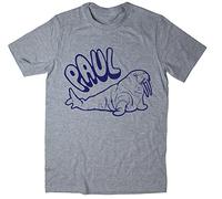 Balcony-Shirts 'The Walrus was Paul' Mens T Shirt - Grey - Large