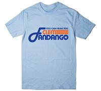 Balcony Shirts 'Yes I Can Hear You Clem Fandango' Mens T Shirt - Sky - Large