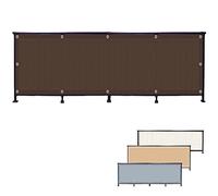 Balcony Sun Shade Sail with Grommets 90% UV Protection 0.9M Wide Durable Tear-Resistant Waterproof & Windproof Customizable Sunshade Canopy for Outdoor Use