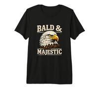 Bald and Majestic Eagle Funny Proud Confident Man Classic Premium T-Shirt