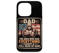 Bald Bigfoot Dad Man Who Has Everything Funny Fathers Day Case for iPhone 13 Pro