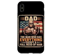 Bald Bigfoot Dad Man Who Has Everything Funny Fathers Day Case for iPhone XS Max