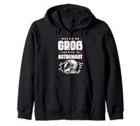 Bald Bin Ich Groß Dann Werde Ich Astronaut Funny Space Shirt Zip Hoodie