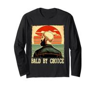 Bald by Choice Bald Guy Jokes Long Sleeve T-Shirt