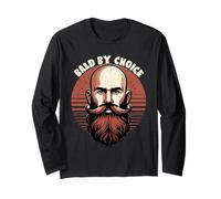 Bald by Choice Cool Bald Men Style Long Sleeve T-Shirt