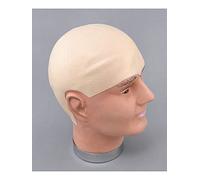 Bald Cap Latex Head Cover Realistic Skin Effect Stretch Fit Costume Makeup Accessory One Size